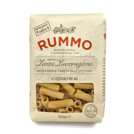 Rummo Elicoidali n.49 Makaron z Semoliny Durum 500g - tradycyjna włoska pasta z Benevento